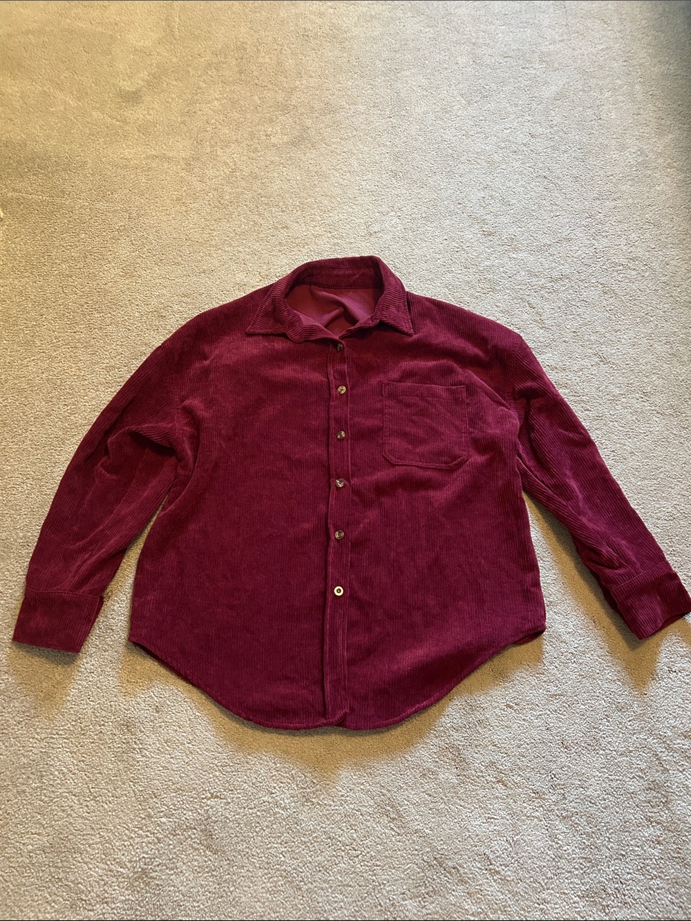 wkwmrpet Women’s Corduroy Shacket